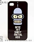 чехол для iphone futurama bender бендер "bite my shiny metal ass!"