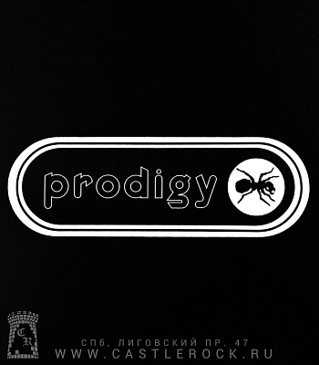 наклейка виниловая prodigy (лого ч/б)