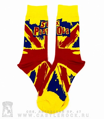 носки sex pistols (лого, флаг великобритании)