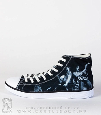 кеды van halen (ч/б)