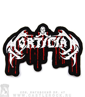 нашивка mortician (лого, вышивка)