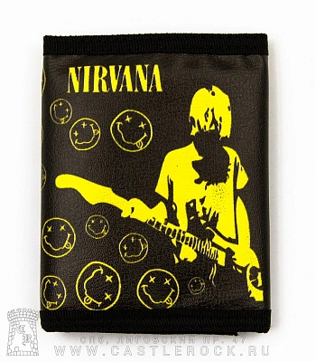 кошелек nirvana (смайл, к/з)