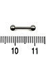 Микроштанга Титан с Шариками 1,2 х 8 х 3/3