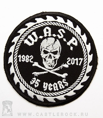 нашивка w.a.s.p. (вышивка)