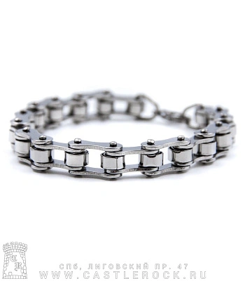 браслет стальной цепь мотоциклетная (11 мм)