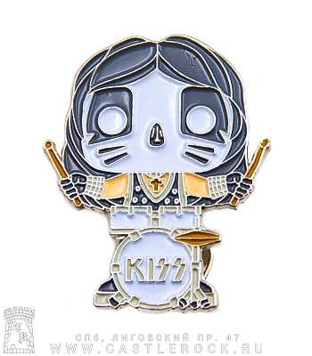 значок цанга kiss peter criss