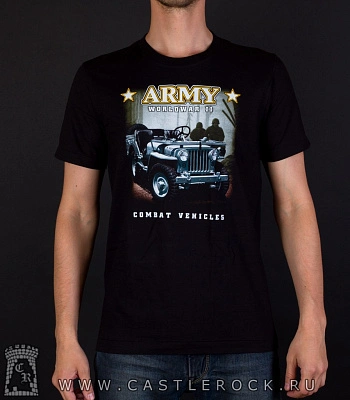 футболка army машина "combat vehicles"