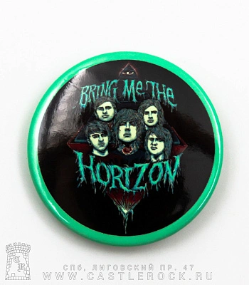 значок bring me the horizon (группа, кант)