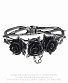браслет alchemy gothic (алхимия готик) a125 wild black rose