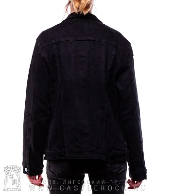 куртка джинсовая женская черная 808#