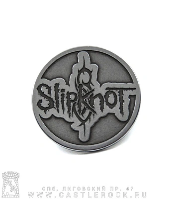 значок цанга рельефный slipknot (лого)