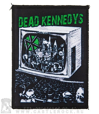 нашивка dead kennedys "no lessons! no talent!"