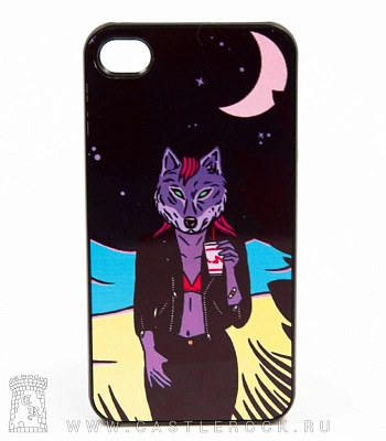 чехол для iphone девушка - волчица