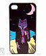 чехол для iphone девушка - волчица