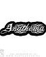 нашивка anathema (лого белое, вышивка)