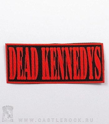нашивка dead kennedys (надпись красная)