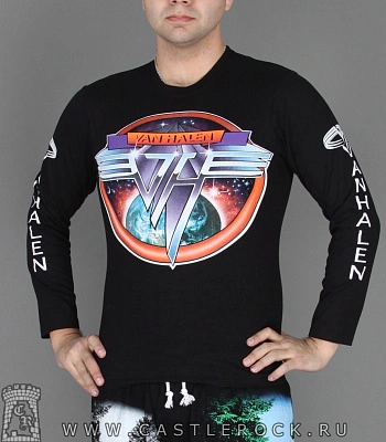 футболка van halen (планета) д/р