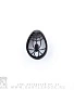Плаг Сталь Тонкостенный Черный Капля с Пауком 16 мм