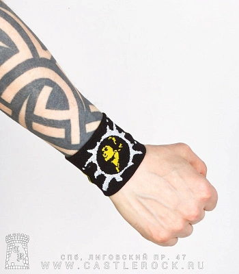 напульсник трикотажный кино в. цой (солнце)