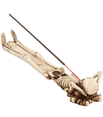 подставка под благовония скелет "take it easy"