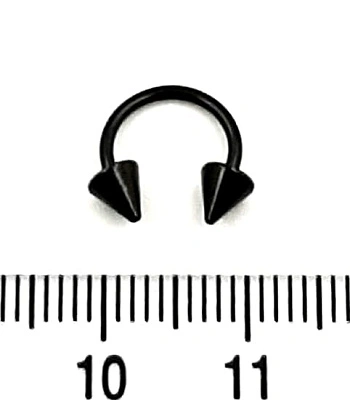 Циркуляр Сталь с Шипами Черный 1,2 х 6 х 4/4