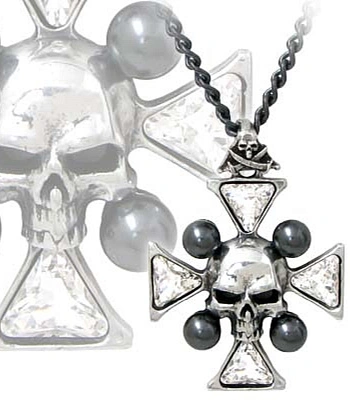 подвес alchemy gothic (алхимия готик) p627 st john's crystalbone cross