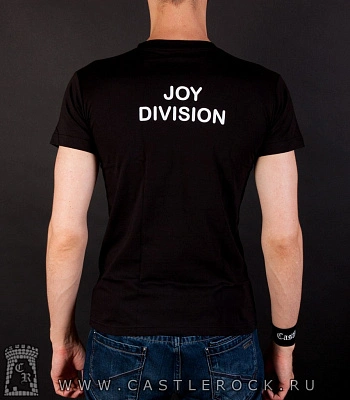 футболка joy division "unknown pleasures" (принт белый)