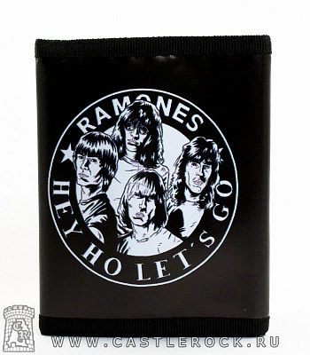 кошелек ramones "hey ho let's go" (к/з)