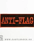 нашивка anti-flag (красная надпись)