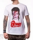 футболка david bowie "aladdin sane" (белая)