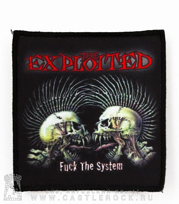 нашивка exploited "fuck the system"