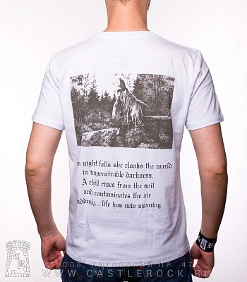 футболка burzum "filosofem" (сепия, белая)