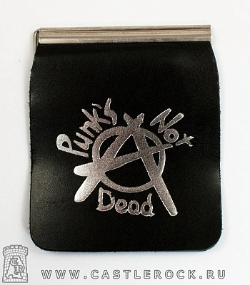 зажим для денег anarchy анархия punks not dead