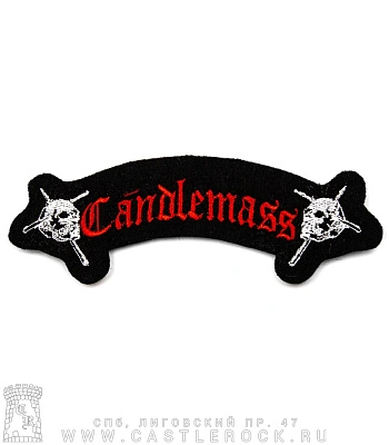 нашивка candlemass (лого, вышивка)