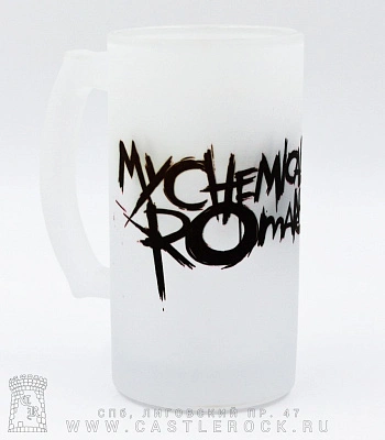 кружка пивная стеклянная my chemical romance