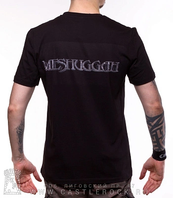 футболка meshuggah (механическая голова)