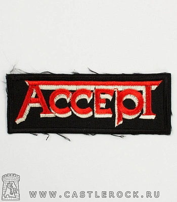 нашивка accept (лого, вышивка)
