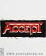 нашивка accept (лого, вышивка)