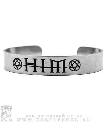 браслет стальной с гравировкой him