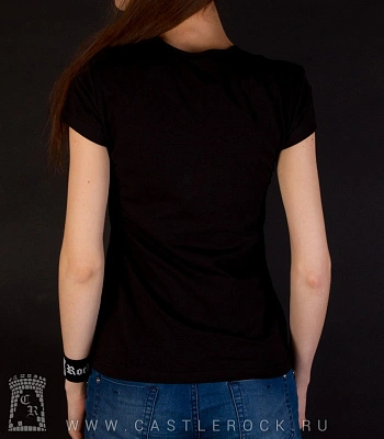 женская футболка енот (светится)