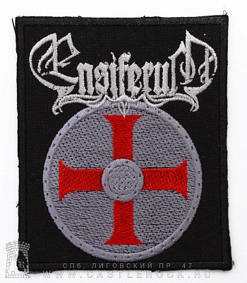 нашивка ensiferum (щит, вышивка)