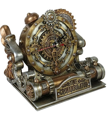 часы настольные стимпанк машина времени