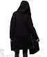 мантия две молнии по бокам (черная)