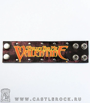 напульсник bullet for my valentine (надпись)