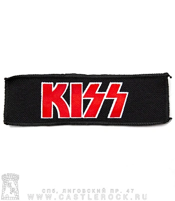 нашивка kiss (лого красное)