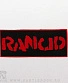 нашивка rancid (красная надпись)