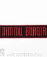 нашивка dimmu borgir (надпись красная)