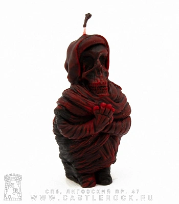 свеча мумия (красная, воск)