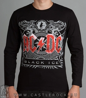 футболка ac/dc "black ice" д/р