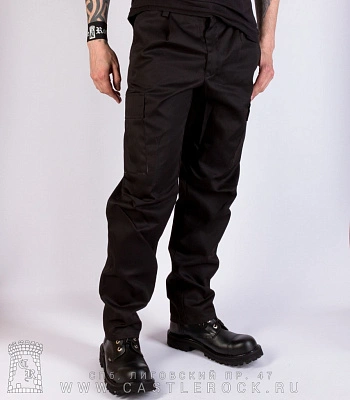 брюки милитари черные